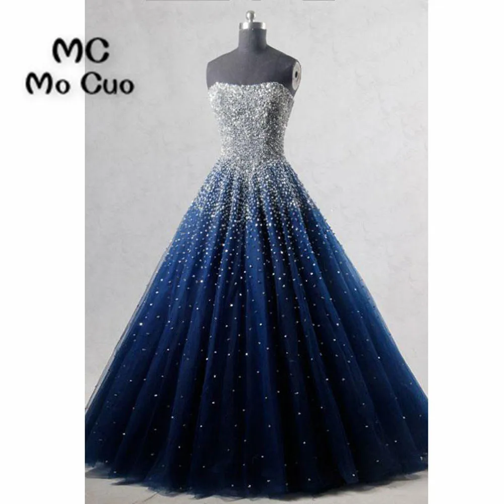 Ball Gown Elegant Prom dresses Long with Beaded Sweetheart Tulle Navy Blue dress for graduation Formal Evening Prom Dress
Ball Gown Elegant Prom dresses Long with Beaded Sweetheart Tulle Navy Blue dress for graduation Formal Evening Prom Dress