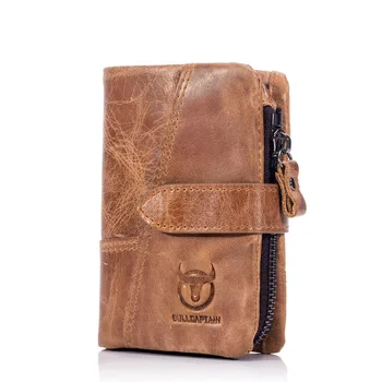 Fashion Retro Genuine Leather Hasp Wallets Leather Trifold Wallet Men Short Zipper Wallet Card Holder Money BAG Coin Male Purse
Fashion Retro Genuine Leather Hasp Wallets Leather Trifold Wallet Men Short Zipper Wallet Card Holder Money BAG Coin Male Purse
