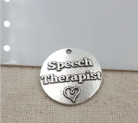 Hoting selling 10 Pieces/Lot 25mm Letter Printed speech therapist charm round disc message charm
Hoting selling 10 Pieces/Lot 25mm Letter Printed speech therapist charm round disc message charm