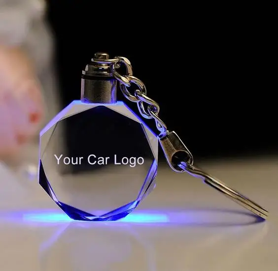 Fashion LED Cut Glass Keychain Car Logo Keyring Key Chain Holder for Audi VW Benz Ford BM HOT SALE
Fashion LED Cut Glass Keychain Car Logo Keyring Key Chain Holder for Audi VW Benz Ford BM HOT SALE