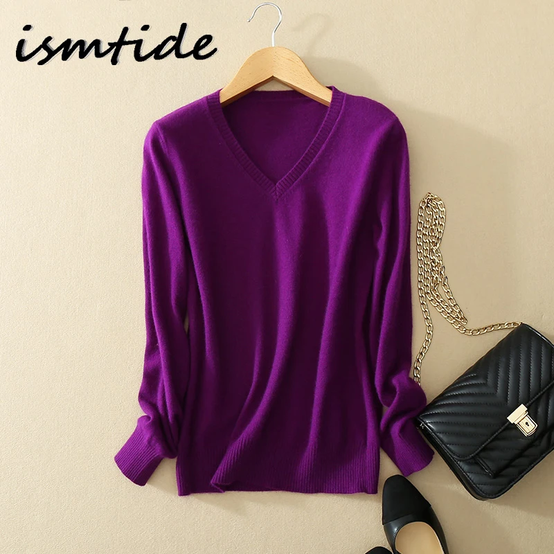 Cashmere Sweater V Neck Women Fashion Autumn Pullovers Knit Cashmere Female Sweater Women Slim Knit Coat Blouse Winter Knitwear
Cashmere Sweater V Neck Women Fashion Autumn Pullovers Knit Cashmere Female Sweater Women Slim Knit Coat Blouse Winter Knitwear