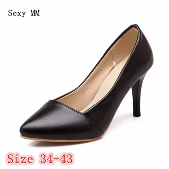 Thin High Heels Women Pumps High Heel Shoes Stiletto Woman Party Wedding Shoes Ladies Kitten Heels Plus Size 33-40.41.42.43
Thin High Heels Women Pumps High Heel Shoes Stiletto Woman Party Wedding Shoes Ladies Kitten Heels Plus Size 33-40.41.42.43