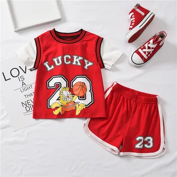 2019 Toddler Baby Boys Sport Suit Football Tracksuit Girls Clothing Set Children Hip Hop Clothing Summer Streetwear Costume 1-8T
2019 Toddler Baby Boys Sport Suit Football Tracksuit Girls Clothing Set Children Hip Hop Clothing Summer Streetwear Costume 1-8T