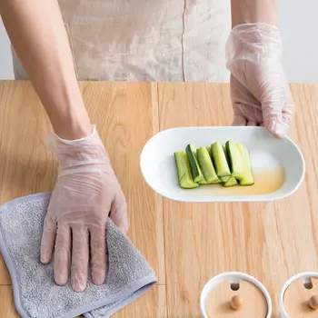 Hot Sell PVC Disposable Gloves Universal Kitchen Cleaning Gloves Multifunctional Housework Mitten Medical Cosmetic Gloves
Hot Sell PVC Disposable Gloves Universal Kitchen Cleaning Gloves Multifunctional Housework Mitten Medical Cosmetic Gloves