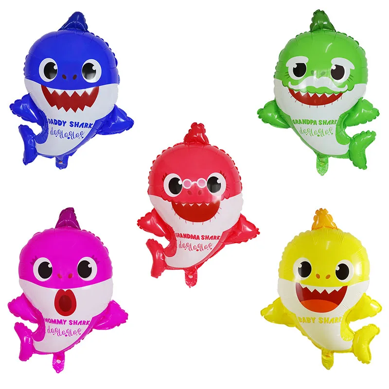 49*65CM Cute Baby Shark Birthday Party Theme Aluminium Foil Balloons 3d Baby Shark Party Kids Birthday Party Decoration Supplies
49*65CM Cute Baby Shark Birthday Party Theme Aluminium Foil Balloons 3d Baby Shark Party Kids Birthday Party Decoration Supplies