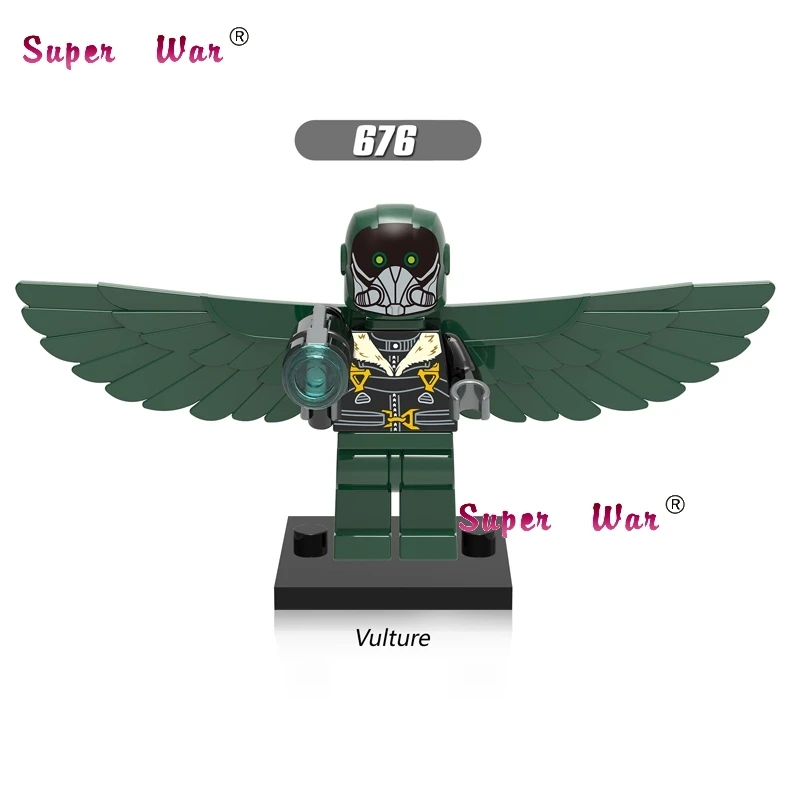 Single super heroes Marvel Spider-Man Homecoming Vulture building blocks models bricks hobby toys for children kits
Single super heroes Marvel Spider-Man Homecoming Vulture building blocks models bricks hobby toys for children kits