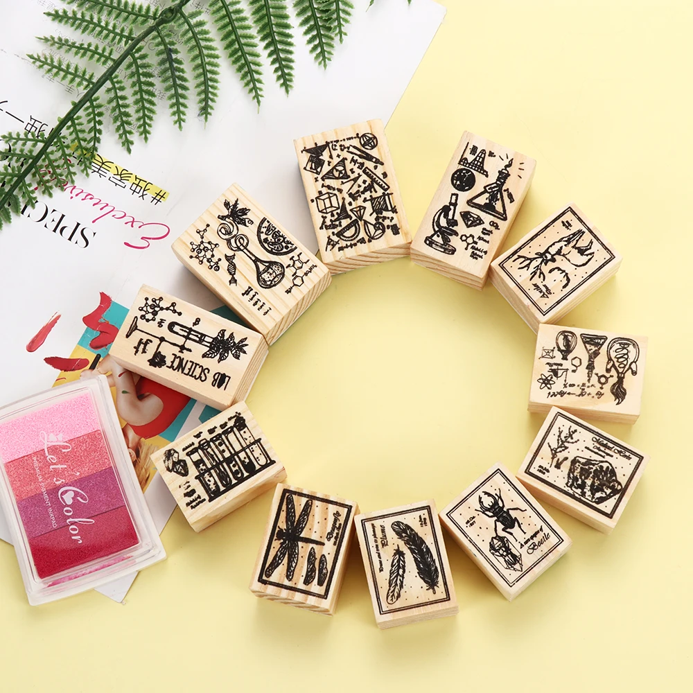 12 Styles Vintage Animal Wood Stamp DIY Wooden Rubber Stamps for Scrapbooking Stationery Seal Photo Album Decor Standard Stamp
12 Styles Vintage Animal Wood Stamp DIY Wooden Rubber Stamps for Scrapbooking Stationery Seal Photo Album Decor Standard Stamp