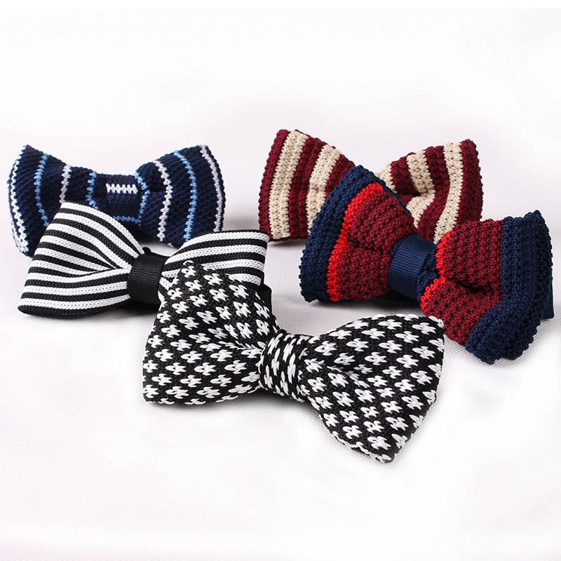 TieSet Mens Boys Dot Striped Knitted Bow Ties Knit Woven Butterfly Classic Skinny Knitting Bowtie T-112
TieSet Mens Boys Dot Striped Knitted Bow Ties Knit Woven Butterfly Classic Skinny Knitting Bowtie T-112