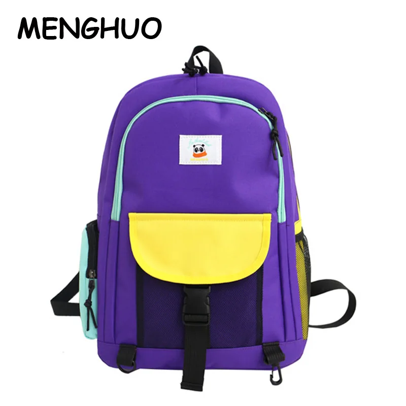 Menghuo Oxford Cloth Personality Hit Color Girl Backpack New Fashion Student Bag Casual Wild High Capacity Travel Backpack
Menghuo Oxford Cloth Personality Hit Color Girl Backpack New Fashion Student Bag Casual Wild High Capacity Travel Backpack