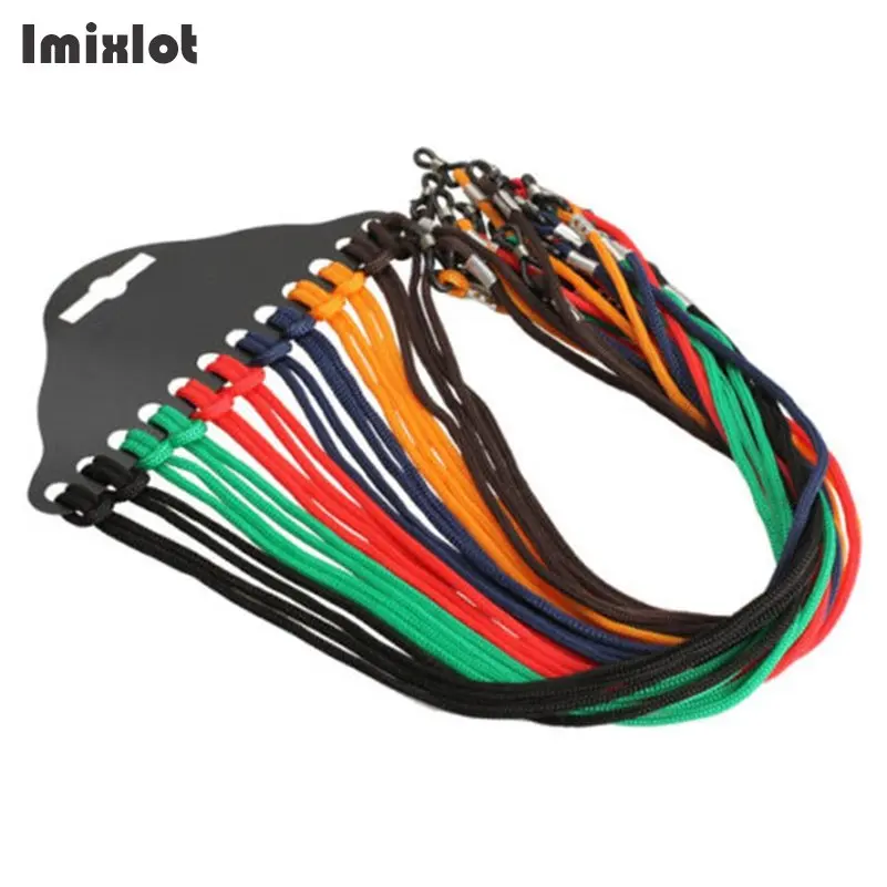 Imixlot 12pcs/Lot Colorful Nylon Glasses String Cord Holder Sunglasses for Tavel Eyewear Lanyard Neck Rope Strap
Imixlot 12pcs/Lot Colorful Nylon Glasses String Cord Holder Sunglasses for Tavel Eyewear Lanyard Neck Rope Strap