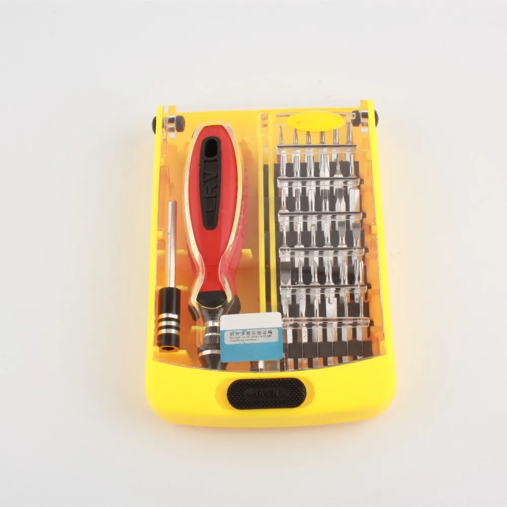 1 set 38 in1 Multifunctional suit screwdriver,hand tools,Tool set,Screwdriver set,Trox/Hex/Y/Straight Triangular Free shipping
1 set 38 in1 Multifunctional suit screwdriver,hand tools,Tool set,Screwdriver set,Trox/Hex/Y/Straight Triangular Free shipping
