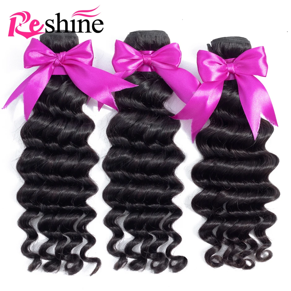 Reshine Hair Brazilian Loose Deep Wave Hair Bundles 100% Human Hair Weave Can Buy 3 or 4 Bundles 10-26 inch Remy Hair Extensions
Reshine Hair Brazilian Loose Deep Wave Hair Bundles 100% Human Hair Weave Can Buy 3 or 4 Bundles 10-26 inch Remy Hair Extensions