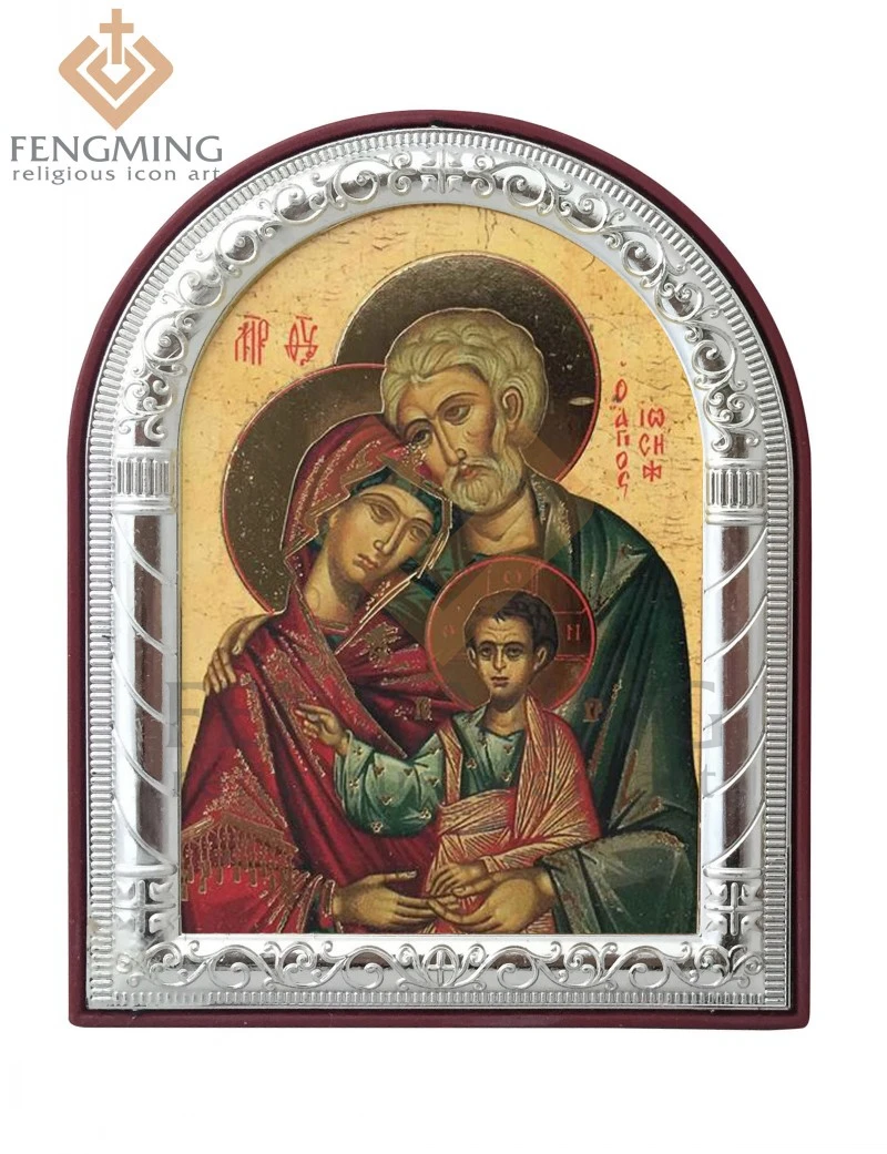 can custom fashion religious gifts greek art byzantine icons sale the holy family catholic image of metal frame on plastic
can custom fashion religious gifts greek art byzantine icons sale the holy family catholic image of metal frame on plastic