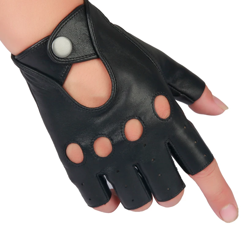Women/Man Genuine Leather Gloves Breathable Driving Unlined Half Finger Gloves Fingerless Gym Fitness Gloves
Women/Man Genuine Leather Gloves Breathable Driving Unlined Half Finger Gloves Fingerless Gym Fitness Gloves