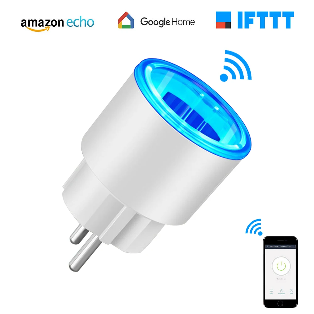 Eu Electrical Socket Wifi Smart Wall Plug Remote Voice Control Timing Switch Kitchen Plug with Amazon Alexa Google Assistant
Eu Electrical Socket Wifi Smart Wall Plug Remote Voice Control Timing Switch Kitchen Plug with Amazon Alexa Google Assistant