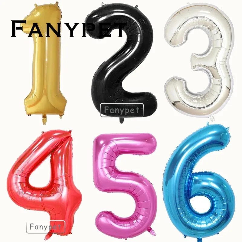 40inch Foil Balloon Large Helium Number Balloons Wedding Decoration Birthday Party Souvenirs favors Golden Silver pink blue red
40inch Foil Balloon Large Helium Number Balloons Wedding Decoration Birthday Party Souvenirs favors Golden Silver pink blue red
