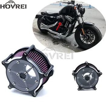 Motorcycle Contrast Cut CNC Turbine Air Cleaner Filter For Harley Sportster XL883 XL1200 1991-2015 2016 Accessories
Motorcycle Contrast Cut CNC Turbine Air Cleaner Filter For Harley Sportster XL883 XL1200 1991-2015 2016 Accessories