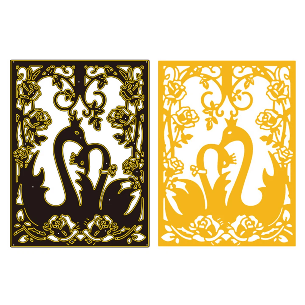 Flower Swans Frame Metal Cutting Dies 106X142mm For Scrapbooking Embossing Decorative Crafts Supplies DIY Paper Card Cuts Die
Flower Swans Frame Metal Cutting Dies 106X142mm For Scrapbooking Embossing Decorative Crafts Supplies DIY Paper Card Cuts Die