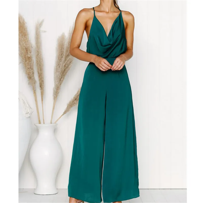 New Fashion Women's Lady Loose Jumpsuits Playsuits Baggy Overalls Pants Solid Safari Style Sleeveless V Neck Polyester Ladies
New Fashion Women's Lady Loose Jumpsuits Playsuits Baggy Overalls Pants Solid Safari Style Sleeveless V Neck Polyester Ladies