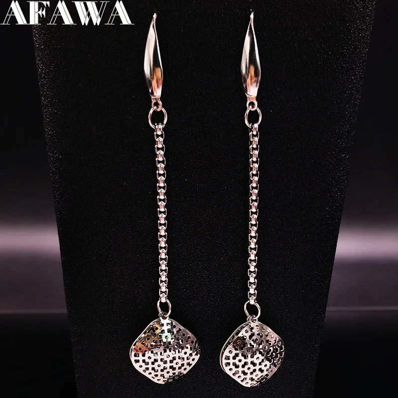 2019 Fashion Geometry Stainless Steel Drop Earrings for Women Long Silver Color Earings Jewellry aretes largos de mujer E612672
2019 Fashion Geometry Stainless Steel Drop Earrings for Women Long Silver Color Earings Jewellry aretes largos de mujer E612672