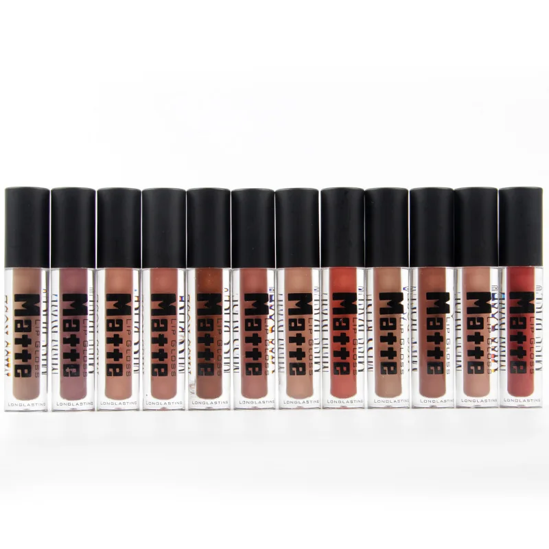 MISS ROSE Matte Tint Liquid lipstick 12colors matte lip gloss Red Velvet waterproof Long Lasting batom Maquiagem mate Cosmetics
MISS ROSE Matte Tint Liquid lipstick 12colors matte lip gloss Red Velvet waterproof Long Lasting batom Maquiagem mate Cosmetics