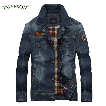 Brand Men's Denim Jacket Classic Rock Hip Hop Jacket Streetwear European Style Slim Fit Spring Autumn Jeans Jacket Men Size 4XL
Brand Men's Denim Jacket Classic Rock Hip Hop Jacket Streetwear European Style Slim Fit Spring Autumn Jeans Jacket Men Size 4XL