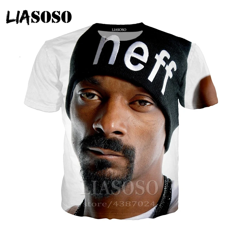LIASOSO New Fashion T Shirt 3D Print Legends Of Hip Hop snoop Dogg Tees Shirts Hip-hop Top T-Shirt Plus Good Quality S-6XL D095
LIASOSO New Fashion T Shirt 3D Print Legends Of Hip Hop snoop Dogg Tees Shirts Hip-hop Top T-Shirt Plus Good Quality S-6XL D095