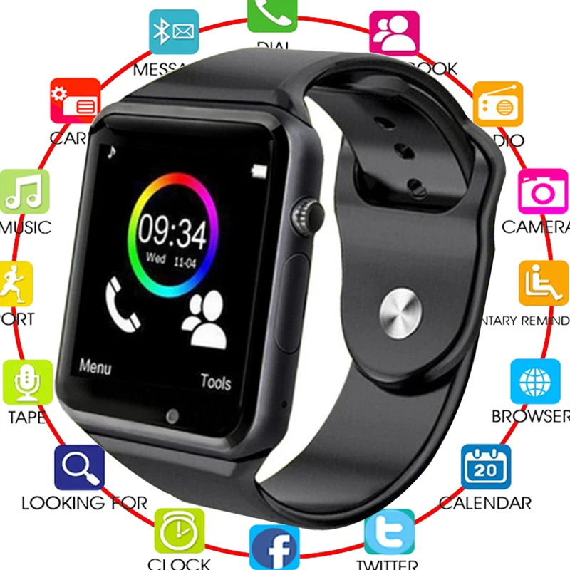 WristWatch Bluetooth Smart Watch Sport Pedometer with SIM Camera Smartwatch For Android Smartphone Russia T15 Smart Watch Men
WristWatch Bluetooth Smart Watch Sport Pedometer with SIM Camera Smartwatch For Android Smartphone Russia T15 Smart Watch Men