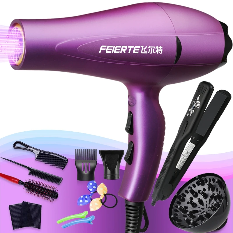 Image Professional Hair Salon Hair Dryer Household High power Barber s Hair Dryer Cylinder Hot and Cold Air Negative Ions