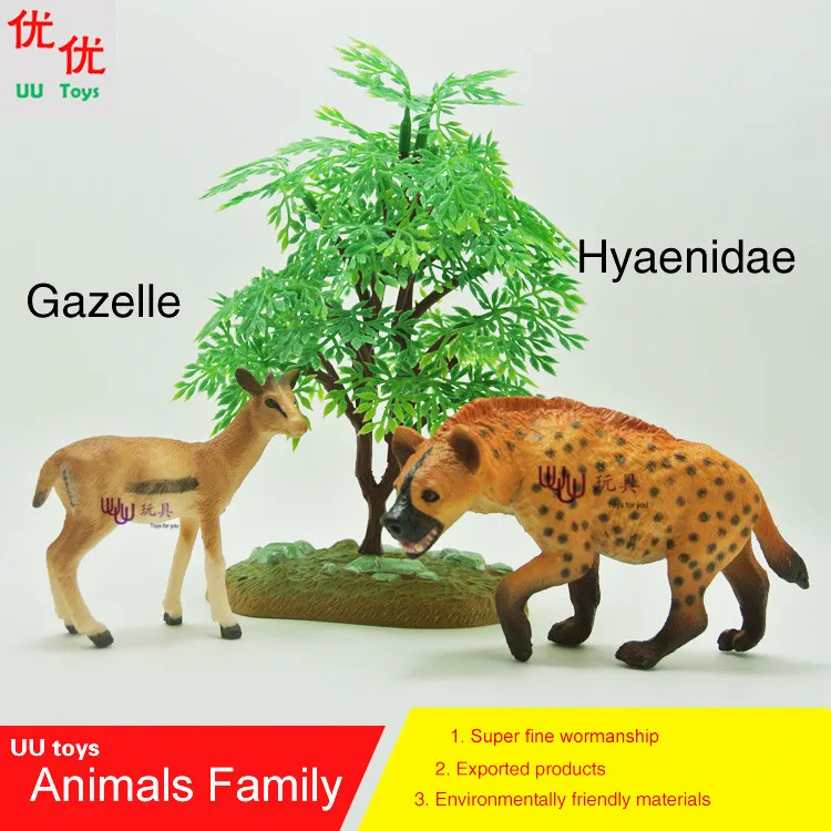 Hot toys: Hyaenidae and Gazelle (Antelope) Simulation model Animals kids toys children educational props
Hot toys: Hyaenidae and Gazelle (Antelope) Simulation model Animals kids toys children educational props