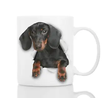 Cutest Black Dachshund Dog Mug - Ceramic Funny Coffee Mug - Perfect Dog Lover Gift - Cute Novelty Coffee Mug Present (11oz)
Cutest Black Dachshund Dog Mug - Ceramic Funny Coffee Mug - Perfect Dog Lover Gift - Cute Novelty Coffee Mug Present (11oz)