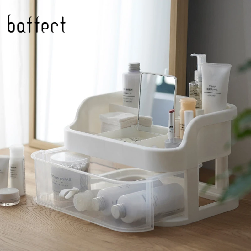 Multi-functional Desktop Makeup Storage Box with Mirror Cosmetic Organizer Transparent Multi-layer Home Office Large Storage Box
Multi-functional Desktop Makeup Storage Box with Mirror Cosmetic Organizer Transparent Multi-layer Home Office Large Storage Box