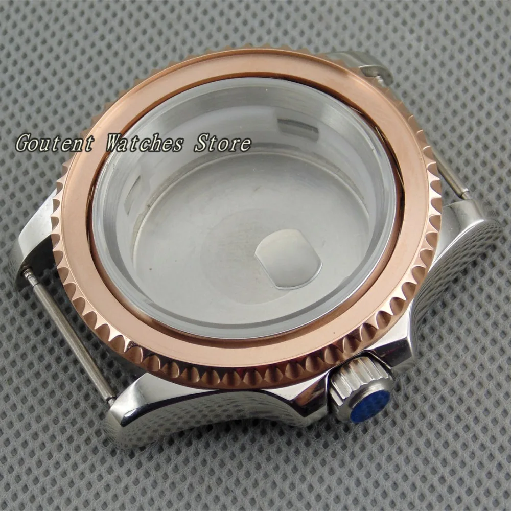40mm Rose Gold Watch Case +Bezelx1 Kit ETA 2836,DG2813/3804 Miyota 82 Series Wristwatch Shell
40mm Rose Gold Watch Case +Bezelx1 Kit ETA 2836,DG2813/3804 Miyota 82 Series Wristwatch Shell