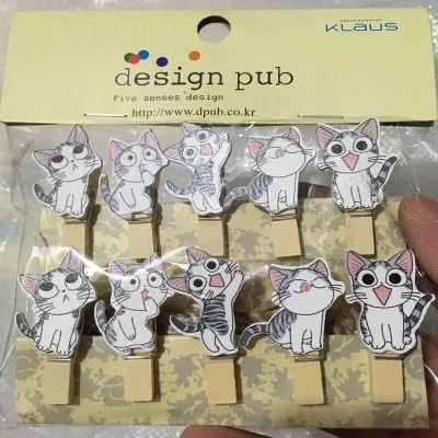 10 Pcs/Lot Kawaii Black and White Cat Wooden Clip Photo paper Clothespin Craft Clips Party Decoration Clip with Hemp Rope
10 Pcs/Lot Kawaii Black and White Cat Wooden Clip Photo paper Clothespin Craft Clips Party Decoration Clip with Hemp Rope