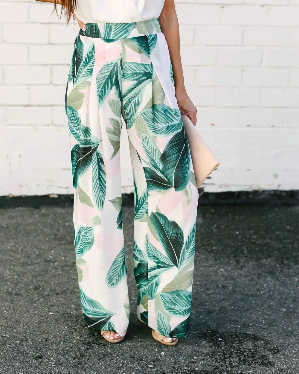 Hot Sale 2019 Fashion Women Sweatpants Summer Leaf Printed Loose Wide Leg Pants High Waist Summer Pants Trousers Women Pants
Hot Sale 2019 Fashion Women Sweatpants Summer Leaf Printed Loose Wide Leg Pants High Waist Summer Pants Trousers Women Pants