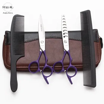 Suit 6" 17cm 440C AQIABI Professional Hairdressing Scissors Cutting Shears Thinning Scissors Salon Hair Scissors Add Comb A9122
Suit 6" 17cm 440C AQIABI Professional Hairdressing Scissors Cutting Shears Thinning Scissors Salon Hair Scissors Add Comb A9122