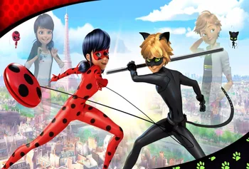 Colorwonder Photography Background Ladybug Marinette Battle with Cat Noir 7x5ft Modern City Vinyl Backdrop for Children Birthday
Colorwonder Photography Background Ladybug Marinette Battle with Cat Noir 7x5ft Modern City Vinyl Backdrop for Children Birthday