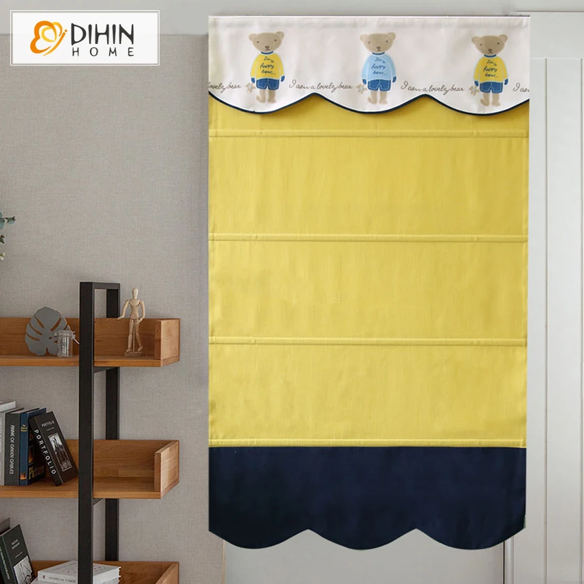 Motorized Cartoon Printed Bear Curtain Included Curtains High Quality Thickening Roman Blind Rollor Blinds For Living Room
Motorized Cartoon Printed Bear Curtain Included Curtains High Quality Thickening Roman Blind Rollor Blinds For Living Room