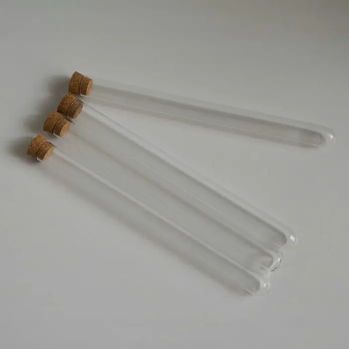 10Pcs 15x180mm Clear Glass Test Tube With Cork U-shaped Bottom Long Transparent Test Tube Lab Supplies Glassware Chemical
10Pcs 15x180mm Clear Glass Test Tube With Cork U-shaped Bottom Long Transparent Test Tube Lab Supplies Glassware Chemical