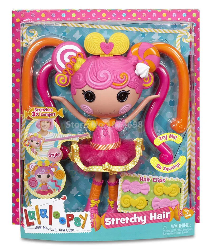 New Lalaloopsy Stretchy Hair Large Doll 30cm Fashion Whirly Stretchy Locks Figure Toy Kids Toys Dolls for Girls Children Gifts
New Lalaloopsy Stretchy Hair Large Doll 30cm Fashion Whirly Stretchy Locks Figure Toy Kids Toys Dolls for Girls Children Gifts