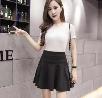 2018 autumn and winter new high waist slim skirt A-Line pleated skirt fashion temperament simple Laptop skirt
2018 autumn and winter new high waist slim skirt A-Line pleated skirt fashion temperament simple Laptop skirt