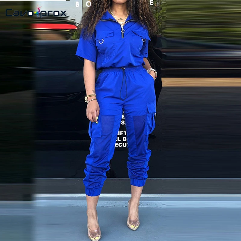Women Two Piece Sweatsuit Plus Size Short Sleeve Turn Down Collar Pullover Top Shirt Elastic Waist Ankle Length Jogger Pants
Women Two Piece Sweatsuit Plus Size Short Sleeve Turn Down Collar Pullover Top Shirt Elastic Waist Ankle Length Jogger Pants