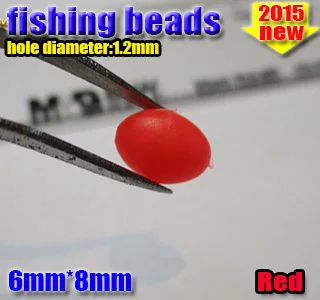 2015 new fishing hard beads glow beads size:6mm*8mm advanced plastics quantity:500pcs/lot color:red
2015 new fishing hard beads glow beads size:6mm*8mm advanced plastics quantity:500pcs/lot color:red