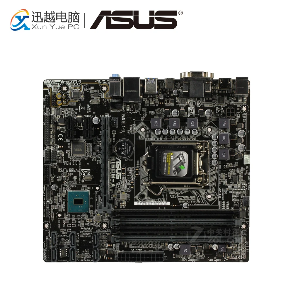 Asus B150M-A Desktop Motherboard B150 Socket LGA 1151 For Core i7 i5 i3 DDR4 64G SATA3 USB3.0 Micro ATX Original Used Mainboard
Asus B150M-A Desktop Motherboard B150 Socket LGA 1151 For Core i7 i5 i3 DDR4 64G SATA3 USB3.0 Micro ATX Original Used Mainboard