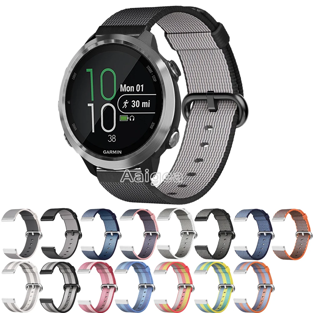 Woven Nylon Band Sport Loop Strap for Garmin Forerunner 645 Music Smart Watch Replacement bracelet watch band strap accessories
Woven Nylon Band Sport Loop Strap for Garmin Forerunner 645 Music Smart Watch Replacement bracelet watch band strap accessories
