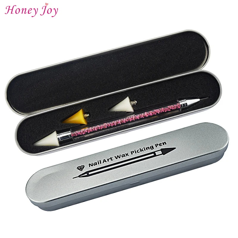 Well Protected Metal Case Packed Dual-ended Wax Nail Rhinestone Beads Studs Sequins Picker Dotting Pen Pencil Pink Clear Handle
Well Protected Metal Case Packed Dual-ended Wax Nail Rhinestone Beads Studs Sequins Picker Dotting Pen Pencil Pink Clear Handle