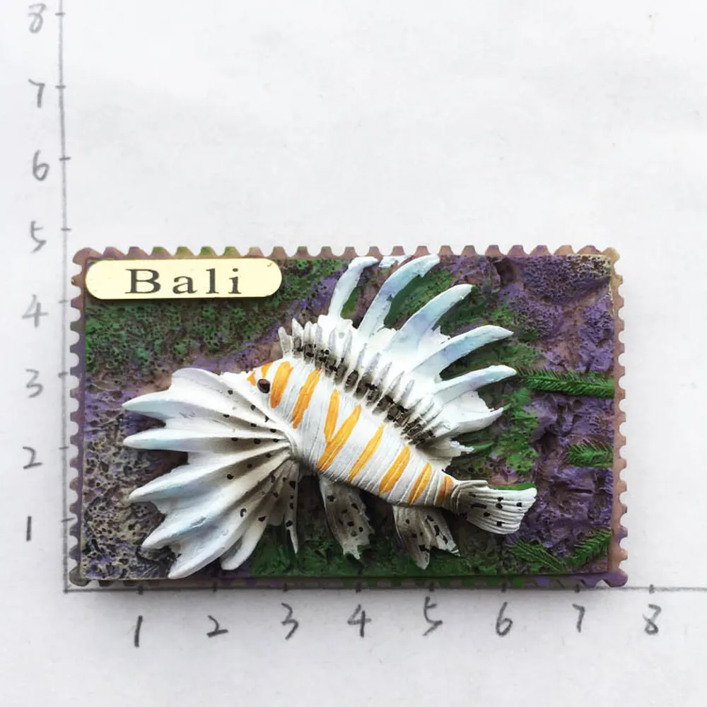 BABELEMI 3D Indonesia Bali Travel Souvenir Fridge Magnet Lion Fish Refrigerator Magnets home decoration accessories
BABELEMI 3D Indonesia Bali Travel Souvenir Fridge Magnet Lion Fish Refrigerator Magnets home decoration accessories