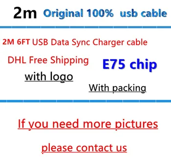 100% Genuine 2m/6ft E75 Chip OD:3.0mm Data USB charger Cable for i 5 5s 6 6s 7 plus With packaging DHL free ship
100% Genuine 2m/6ft E75 Chip OD:3.0mm Data USB charger Cable for i 5 5s 6 6s 7 plus With packaging DHL free ship