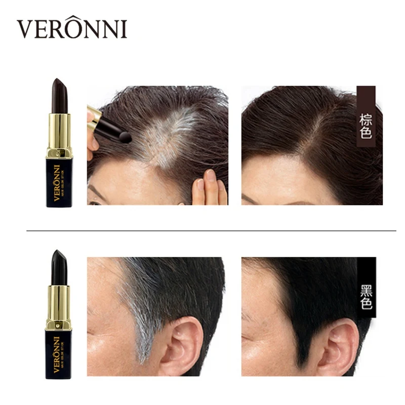 VERONNI One-Time Hair dye Gray Root Coverage Hair Color Instant Modify Cream Stick Temporary Cover Up White Hair Colour Dye
VERONNI One-Time Hair dye Gray Root Coverage Hair Color Instant Modify Cream Stick Temporary Cover Up White Hair Colour Dye