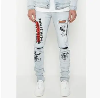 Graffiti Mens Straight Jeans Spring Autumn Slim Fit Hiphop Rapper Street Jeans Pants
Graffiti Mens Straight Jeans Spring Autumn Slim Fit Hiphop Rapper Street Jeans Pants